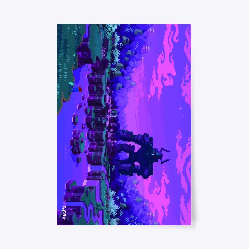 Poster "Violet Sky"